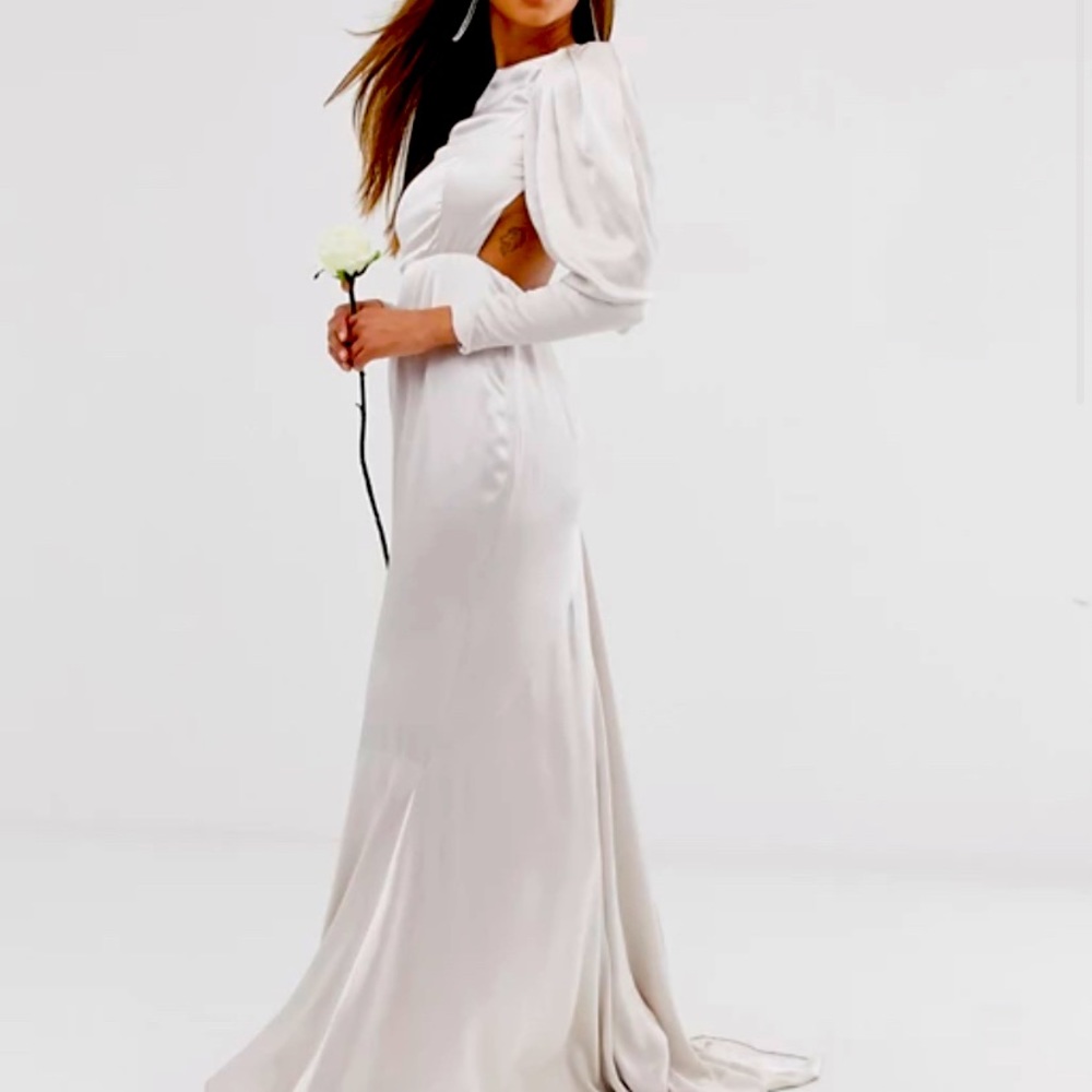 ✨NWT✨ ASOS EDITION satin fishtail wedding dress